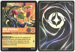 Disney Lorcana TCG Mike Wazowski - Heroic Climber 18/207 Super Rare Foil Attack - Image 3