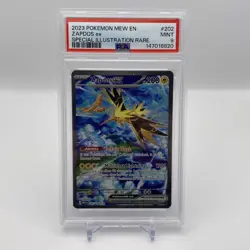2023 Pokemon MEW EN 151 #202 Zapdos ex Special Illustration Rare PSA 9 - Image 1