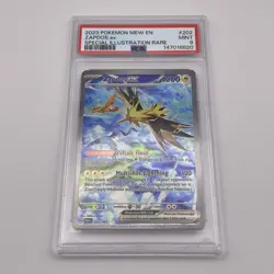 2023 Pokemon MEW EN 151 #202 Zapdos ex Special Illustration Rare PSA 9 - Image 3