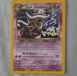 Pokemon TCG Dark Slowking Neo Destiny 20/105 English Regular Rare 60HP Unlimited - Image 1