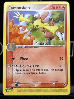 Combusken 27/109 Ruby & Sapphire E-Reader Pokemon Card NM - Image 3