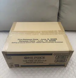 One Piece Card Game Case 12x Booster Box OP16 The Time of Battle - ENG - Sealed - Image 1