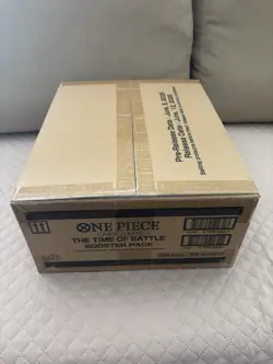 One Piece Card Game Case 12x Booster Box OP16 The Time of Battle - ENG - Sealed - Image 2
