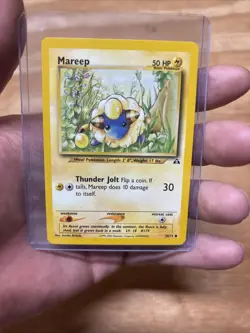 Mareep 58/75 Neo Discovery Pokemon Card Regular LP - Image 1