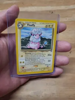 Pokemon Card Neo Genesis Flaaffy 34/111 Uncommon LP MP - Image 1