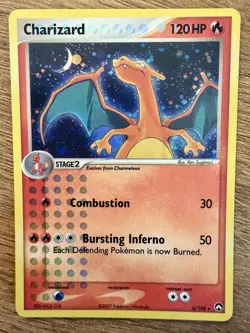 Charizard Power Keepers 6/108 Holo Vintage Custom Handmade Fan Art Card - Image 1