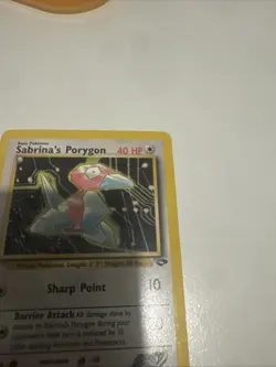 Pokemon TCG Sabrina's Porygon Gym Challenge 1st Edition Common Card 98/132 LP - Image 3