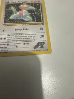 Pokemon TCG Sabrina's Porygon Gym Challenge 1st Edition Common Card 98/132 LP - Image 5