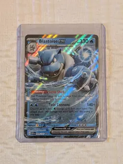 Pokemon TCG 151 - Blastoise Set- Double Rare - 07 & 08 & 09 / 165 - Image 2