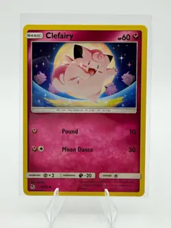 Clefairy 39 Common Hidden Fates Pokemon NM - Image 1