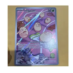 Pokemon Illustration Rare Exeggcute 192/191 Sv08: Surging Sparks Holo English - Image 1