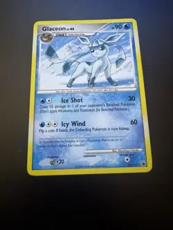Pokemon TCG Glaceon 20/100 Rare Majestic Dawn LP - Image 1