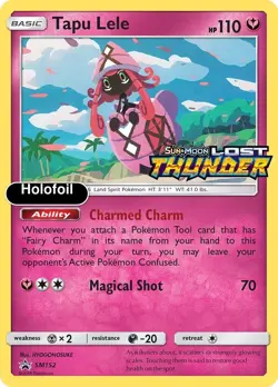 Pokemon - Tapu Lele (Prerelease) - Holofoil [SMP - SM152 Near Mint] - Image 1