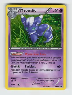 Meowstic XY48 - Pokemon - XY Promo - Holo Promo - LP - Image 1