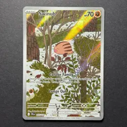 Swinub 165/159 Journey Together - Pokemon TCG - Illustration Rare NM - Image 1
