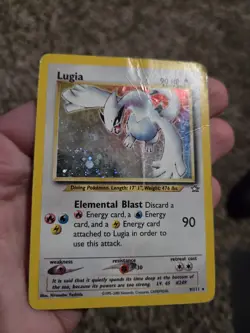 Pokemon TCG Neo Genesis Lugia 9/111 Holo Rare Unlimited WOTC - Image 1