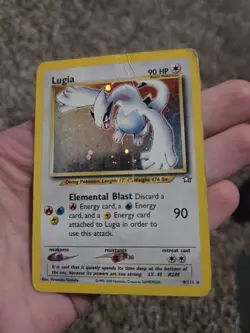 Pokemon TCG Neo Genesis Lugia 9/111 Holo Rare Unlimited WOTC - Image 2