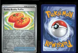 Buddy-Buddy Poffin 101/131 SV: Prismatic Evolutions Pokemon Reverse Holo NM - Image 3