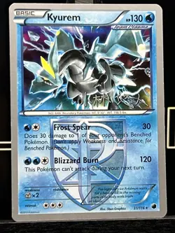 Kyurem 31/116 B&W Plasma Freeze 2014 Pokemon World Championships Decks - Image 3