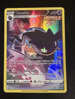 Banette TG07/TG30 Pokemon Lost Origin Trainer Gallery Full Art Holo NM - Image 1