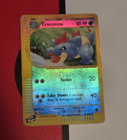 Pokemon TCG Croconaw 34/165 Expedition Reverse Holo 80 HP English 2002 - Image 1