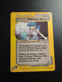 Pokemon Nurse 145/165 Expedition Base Set Regular - Image 1