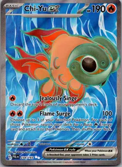 Chi-Yu ex 234/193 Ultra Rare Paldea Evolved Pokemon Holo Near Mint - Image 1