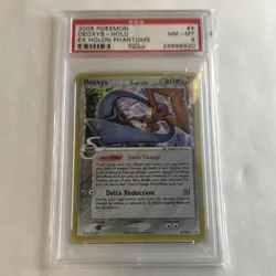 Pokemon 2006 Deoxys Delta Species Defense Forme Holo 4/110 PSA 8 - Image 1