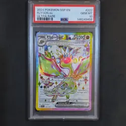 Pokemon Flygon ex 222/191 Sv08 Surging Sparks Ultra Rare Full Art Holo PSA 10 - Image 1