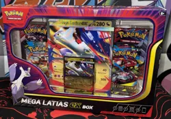 Pokemon Mega Latias ex Box Factory Sealed New 4 Packs - Image 3