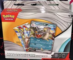 Pokemon TCG Mabosstiff ex Showcase Factory Sealed New 3 Booster Packs - Image 3