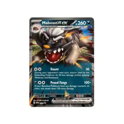 Pokemon TCG Mabosstiff ex Showcase Factory Sealed New 3 Booster Packs - Image 5