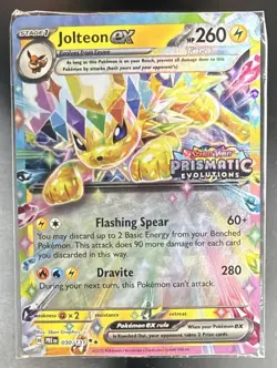 2025 Pokemon Prismatic Evolutions Jolteon ex Promo Holo 030/131 - Image 1