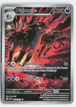 Mightyena 243/217 Illustration Rare Ascended Heroes Pokemon Holo Near Mint - Image 1