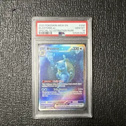PSA 10 Pokemon SV 151 Blastoise ex 200/165 Special Illustration Rare EN - Image 1