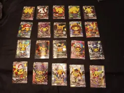 20 Pikachu Pokemon Card Holo GX VSTAR VMAX GX EX Cosplay Art/ 1 Van Gogh - Image 1