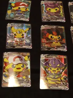 20 Pikachu Pokemon Card Holo GX VSTAR VMAX GX EX Cosplay Art/ 1 Van Gogh - Image 3