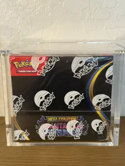 Pokemon Mega Evolution Phantasmal Flames Booster Box Sealed Box w/acrylic - Image 1