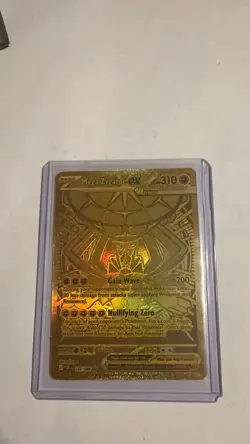 Pokemon Mega Zygarde EX 124/088 Gold Hyper Rare Perfect Order Near Mint - Image 3