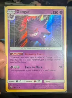 Gengar 38/111 Crimson Invasion Pokemon NM - Image 1