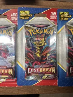 Pokemon Sword & Shield Lost Origin 4 Booster Pack 4 Foil Card 2022 Brand New - Image 3