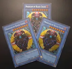 Magician of Black Chaos PP01-EN001 Unlimited Secret Rare NM PLAYSET - Image 1