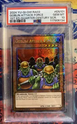 Yu-Gi-Oh! Goblin Attack Force PSA 10 EN101 1st Edition Quarter Century SCR - Image 1