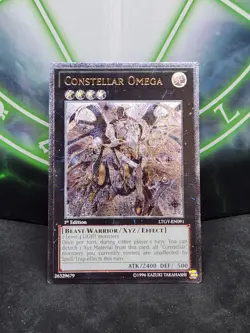 Yugioh Constellar Omega LTGY-EN091 Ultimate Rare 1st Edition NM - Image 1