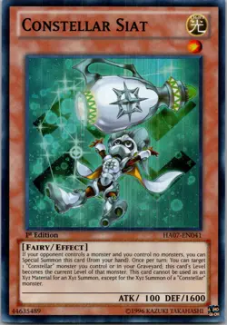 Yugioh Constellar Siat HA07-EN041 1st Edition Super Rare NM - Image 1