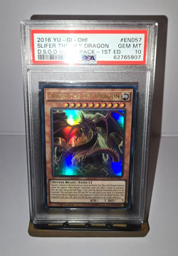 Yugioh Slifer the Sky Dragon Movie Pack MVP1-EN057 Ultra Rare PSA 10 Mint - Image 3