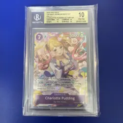 BGS 10 PRISTINE CHARLOTTE PUDDING PRB02-010 ALTERNATE ART 2025 ONE PIECE - Image 1