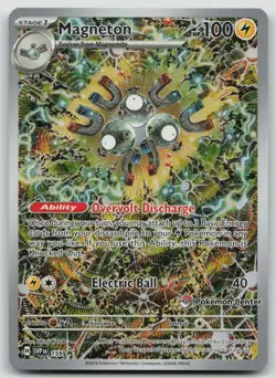 MINT ~ Magneton Pokemon Center Stamped Promo SVP 159 Pokemon TCG Card - Image 1