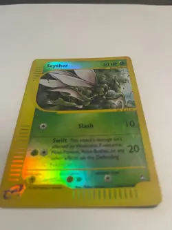 Scyther 106/147 Reverse Holo Aquapolis e-Reader Pokemon Card NM Vintage - Image 2