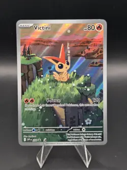 Pokemon TCG Card Victini SVP 208 Promo 2025 Full Art NM Pack Fresh - Image 1